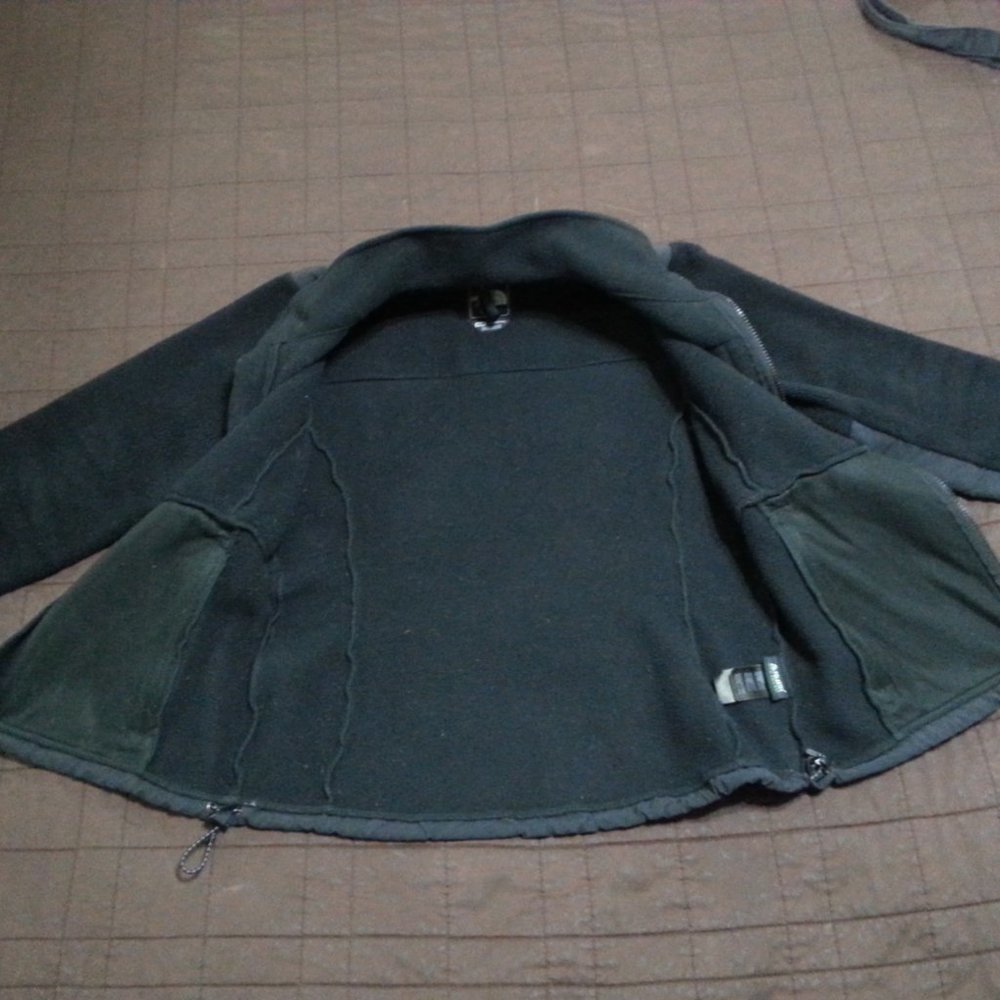 The North Face Jacket Fleece Polartek Women's Medium Black/ Gray /Charcoal - Picture 3 of 16